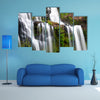 Waterfall nature brook cascade creek multi panel canvas wall art