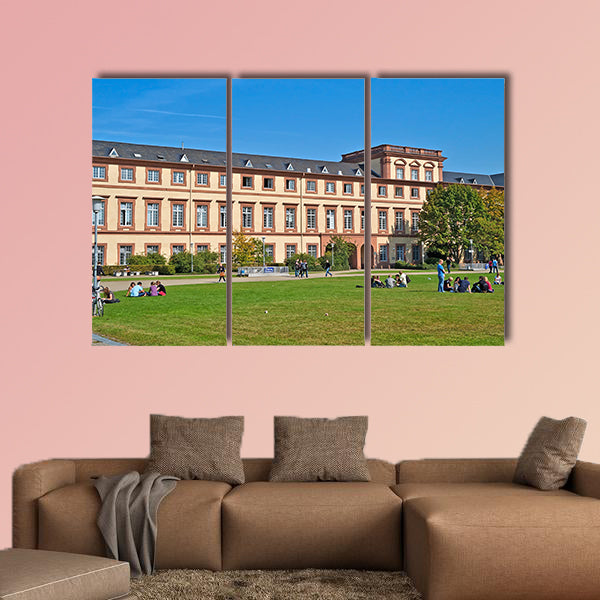 Campus of Mannheim University, Germany multi panel canvas wall art