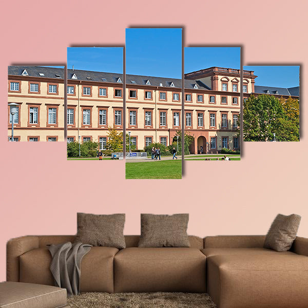 Campus of Mannheim University, Germany multi panel canvas wall art