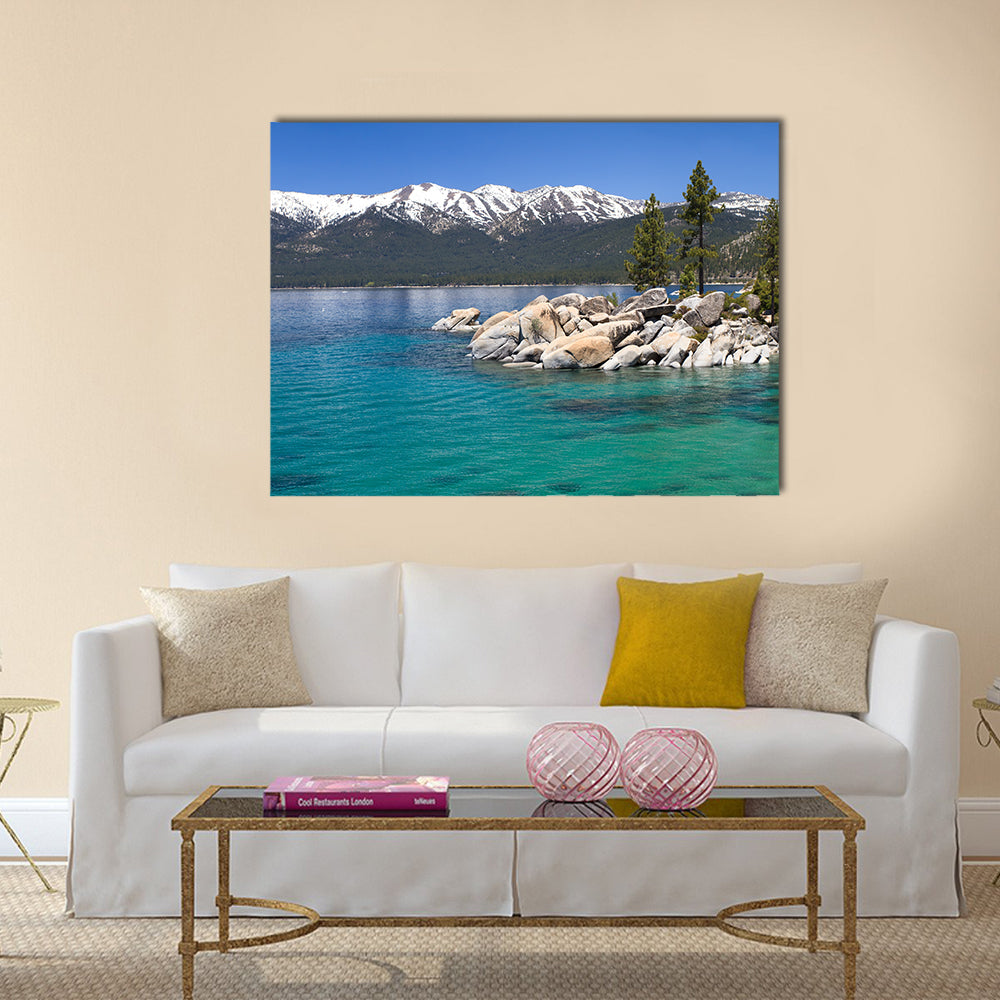 Sand Harbor, Lake Tahoe multi panel canvas wall art