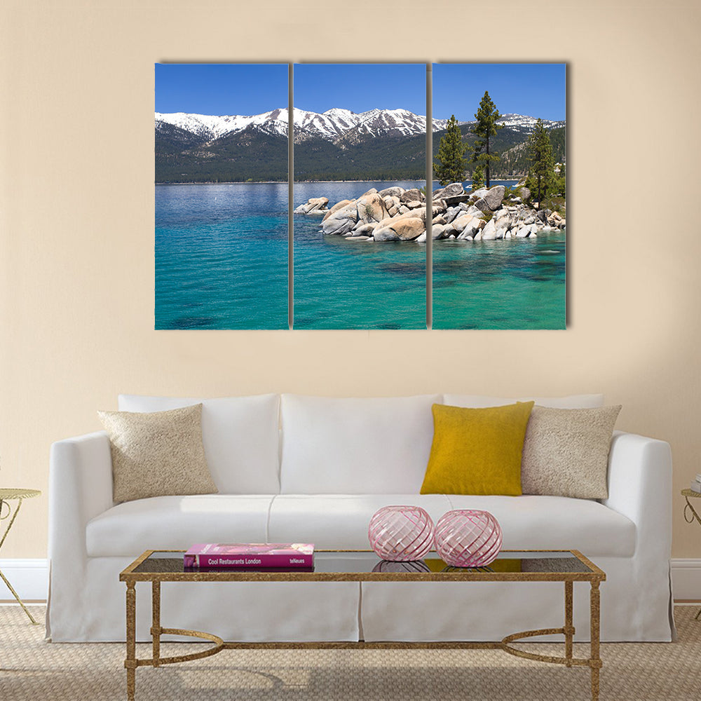 Sand Harbor, Lake Tahoe multi panel canvas wall art