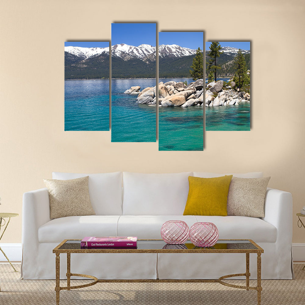 Sand Harbor, Lake Tahoe multi panel canvas wall art