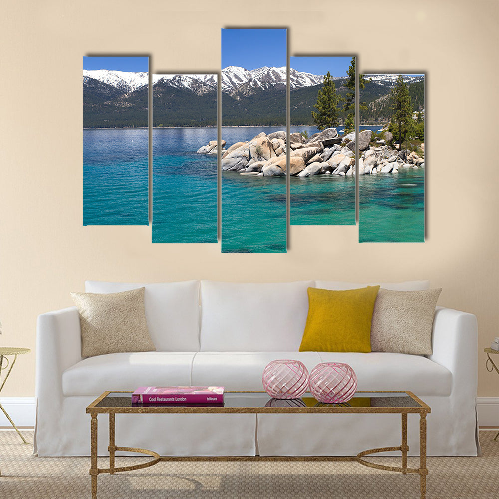 Sand Harbor, Lake Tahoe multi panel canvas wall art
