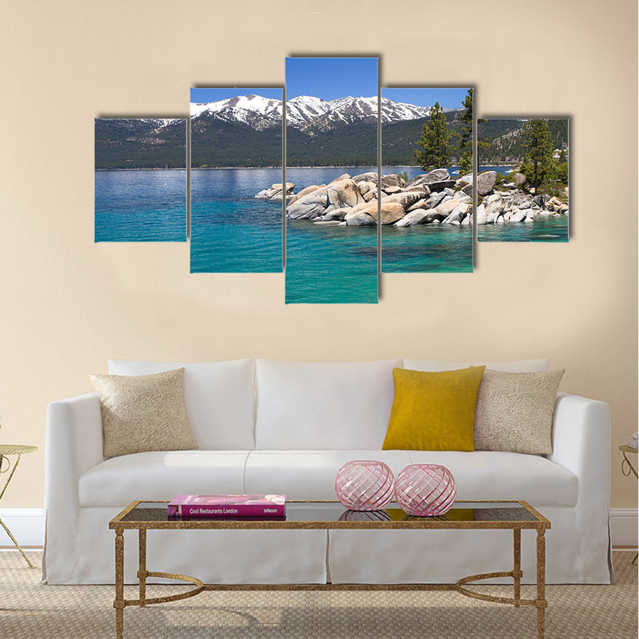 Sand Harbor, Lake Tahoe multi panel canvas wall art