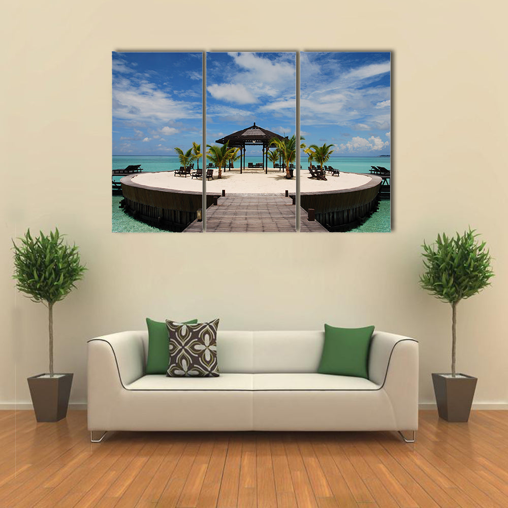 The Beauty Of The Remote Island In The Celebes Sea Multi Panel Canvas Wall Art