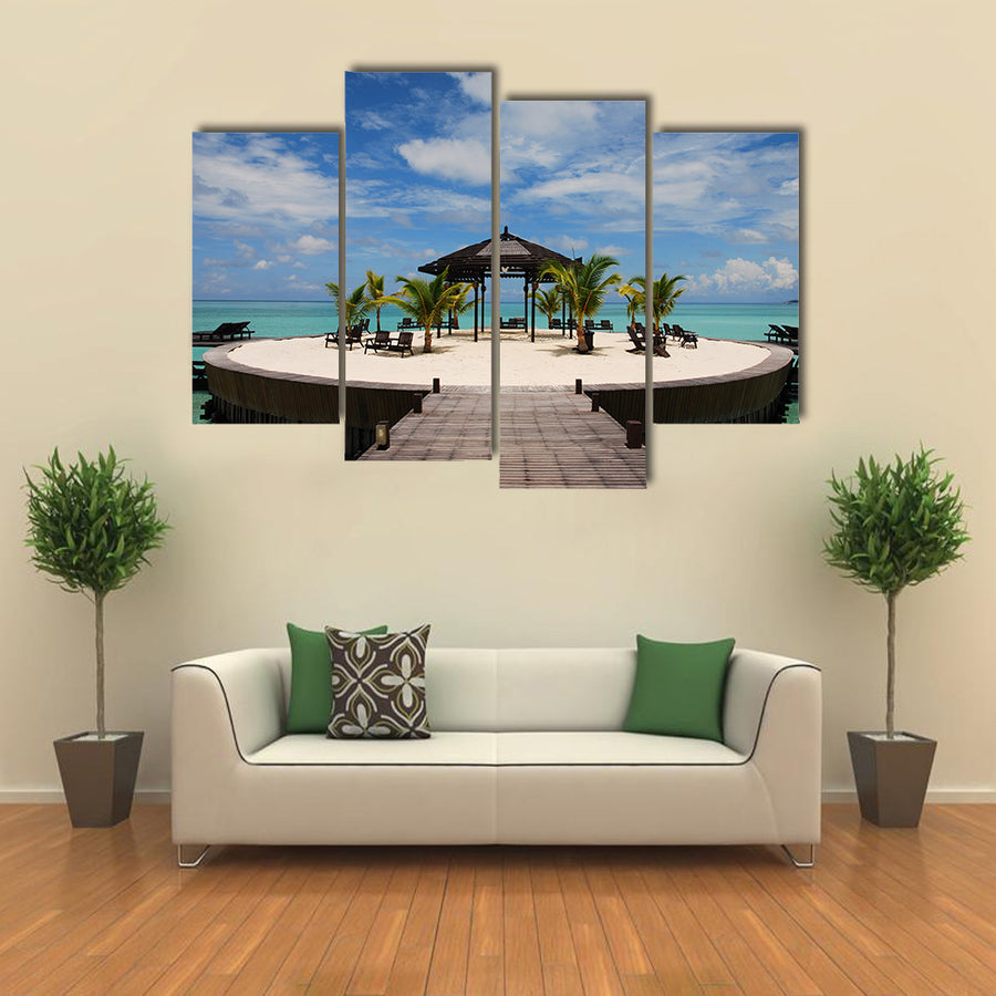 The Beauty Of The Remote Island In The Celebes Sea Multi Panel Canvas Wall Art