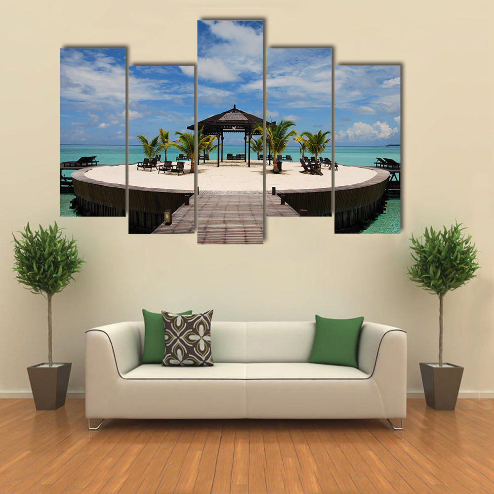 The Beauty Of The Remote Island In The Celebes Sea Multi Panel Canvas Wall Art