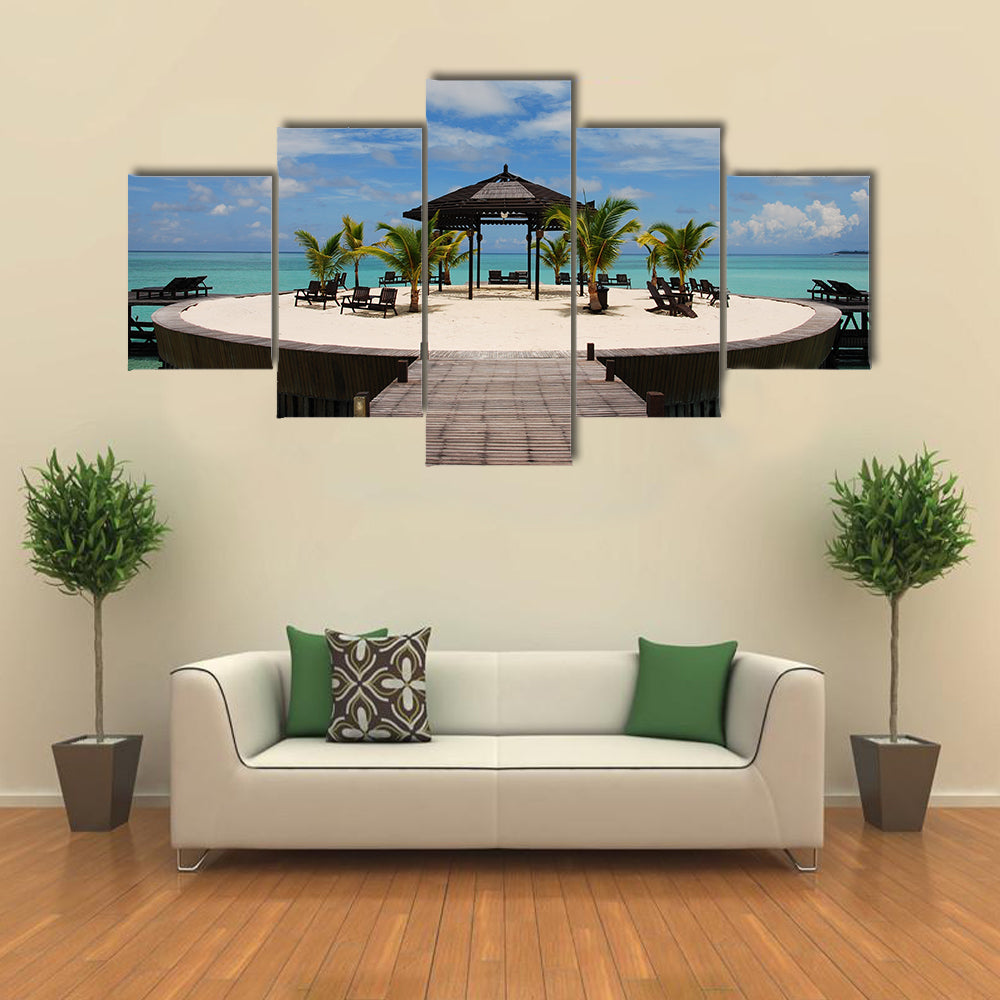 The Beauty Of The Remote Island In The Celebes Sea Multi Panel Canvas Wall Art