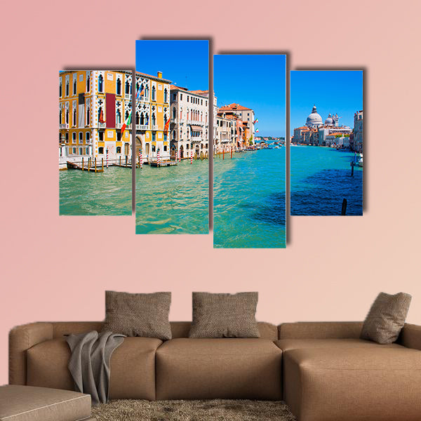 Famous Canal Grande in Venice, Italy multi panel canvas wall art