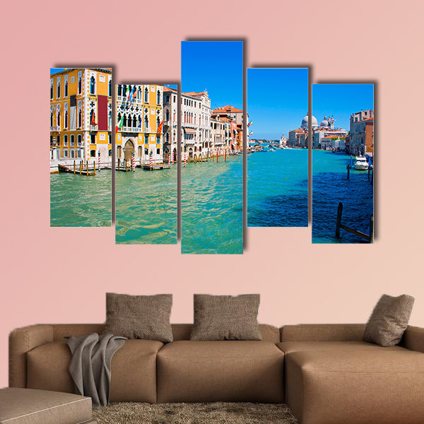 Famous Canal Grande in Venice, Italy multi panel canvas wall art