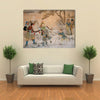 Chinese Classic Wall Drawing Multi Panel Canvas Wall Art