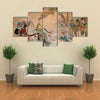 Chinese Classic Wall Drawing Multi Panel Canvas Wall Art