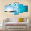 Blue Ocean Wave Multi Panel Canvas Wall Art