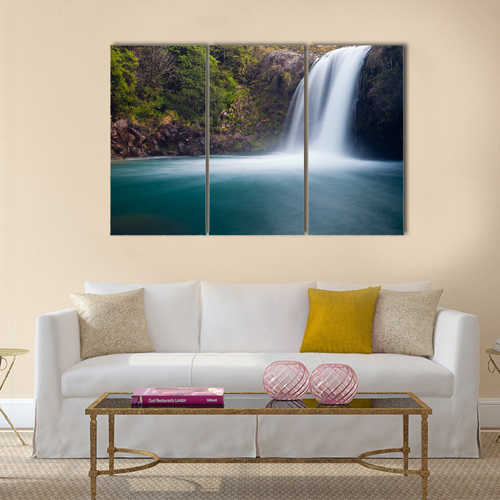 Water from volcano Mt Ruapehu Multi Panel Canvas Wall Art