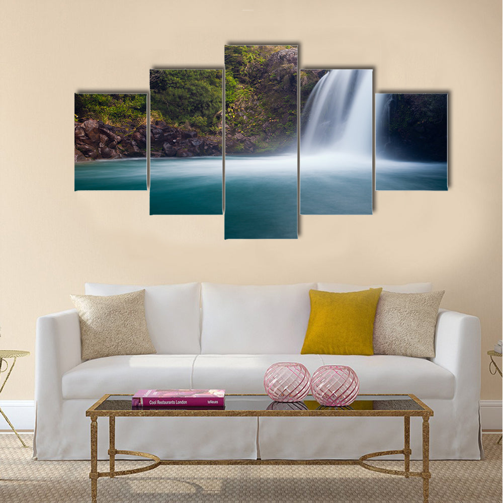 Water from volcano Mt Ruapehu Multi Panel Canvas Wall Art