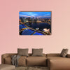 Singapore cityscape at night multi panel canvas wall art