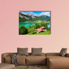 Panorama of Lake Brienz with the town Brienz in the background, wall art