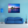 Beautiful Mosque Selat In Malaysia Multi Panel Canvas Wall Art