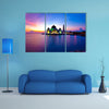 Beautiful Mosque Selat In Malaysia Multi Panel Canvas Wall Art