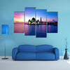 Beautiful Mosque Selat In Malaysia Multi Panel Canvas Wall Art