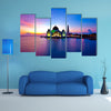 Beautiful Mosque Selat In Malaysia Multi Panel Canvas Wall Art