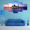 Beautiful Mosque Selat In Malaysia Multi Panel Canvas Wall Art