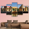 Peru, floating Uros islands on the Titicaca Lake, multi panel canvas wall art