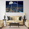 Surreal view of Yokohama city Multi panel canvas wall art