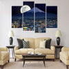 Surreal view of Yokohama city Multi panel canvas wall art