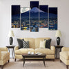 Surreal view of Yokohama city Multi panel canvas wall art