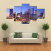 Morning view of downtown Atlanta, Georgia, USA Multi panel canvas wall art