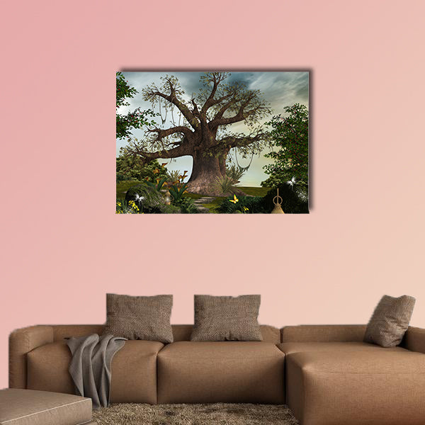 Fabulous garden multi panel canvas wall art