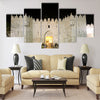 Damascus Gate entrance Old City  Multi panel canvas wall art