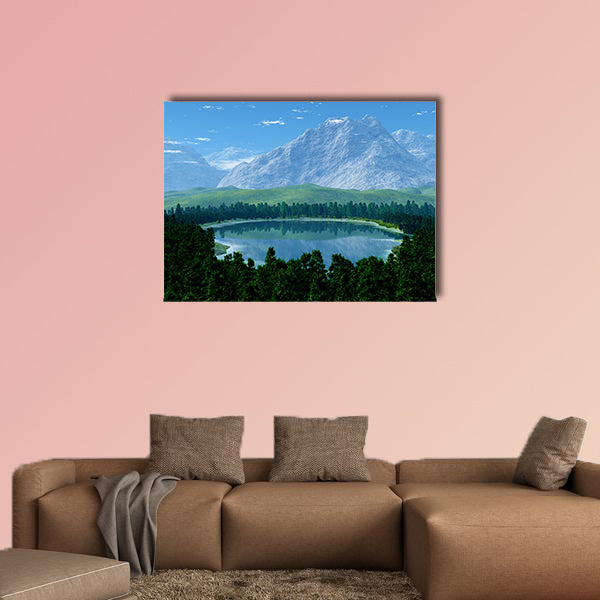 Big Mountains Multi panel canvas wall art