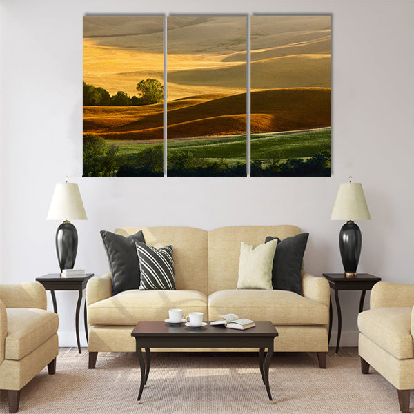 Countryside landscape in Tuscany region of Italy Multi Panel Canvas Wall Art
