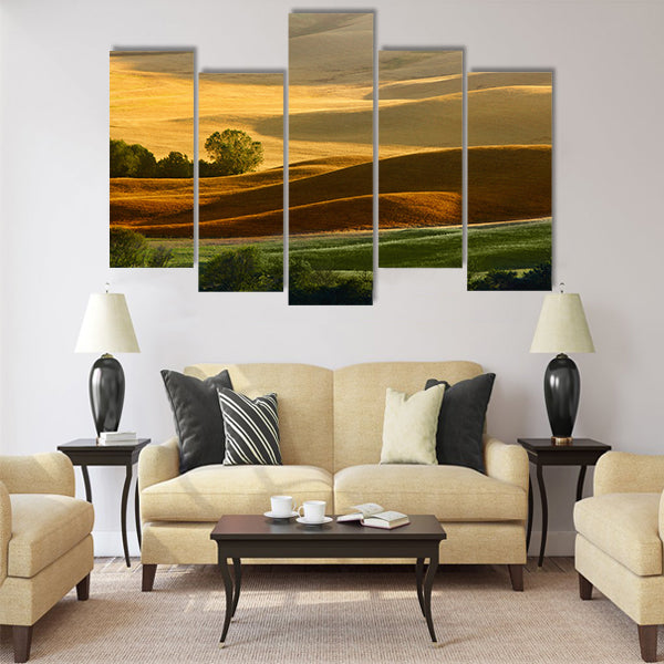 Countryside landscape in Tuscany region of Italy Multi Panel Canvas Wall Art