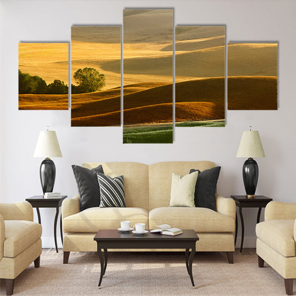 Countryside landscape in Tuscany region of Italy Multi Panel Canvas Wall Art