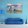 Modern arabic City Abu Dhabi Landscape and cityscape panorama multi panel canvas wall art