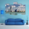 Modern arabic City Abu Dhabi Landscape and cityscape panorama multi panel canvas wall art