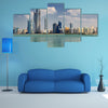 Modern arabic City Abu Dhabi Landscape and cityscape panorama multi panel canvas wall art