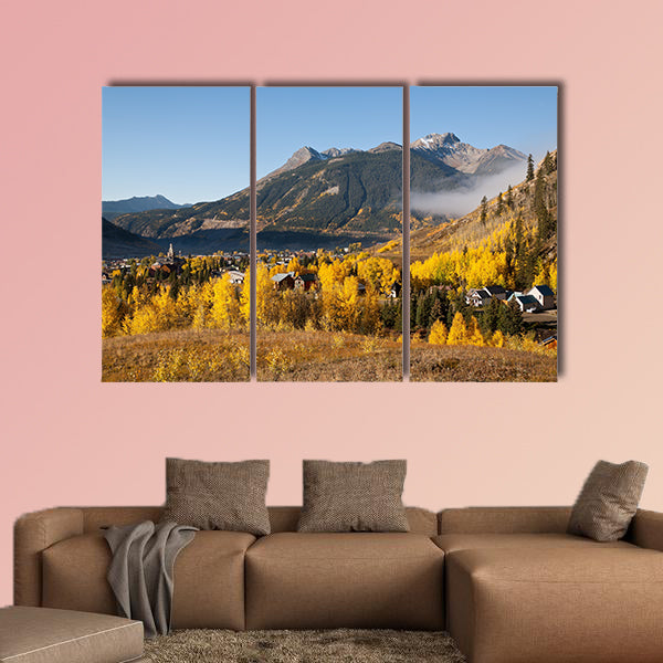 Autumn in Silverton, Colorado multi panel canvas wall art