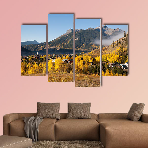 Autumn in Silverton, Colorado multi panel canvas wall art