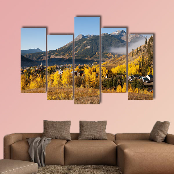 Autumn in Silverton, Colorado multi panel canvas wall art
