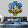 Garden of the Culzean Castle, Scotland hexagonal canvas wall art