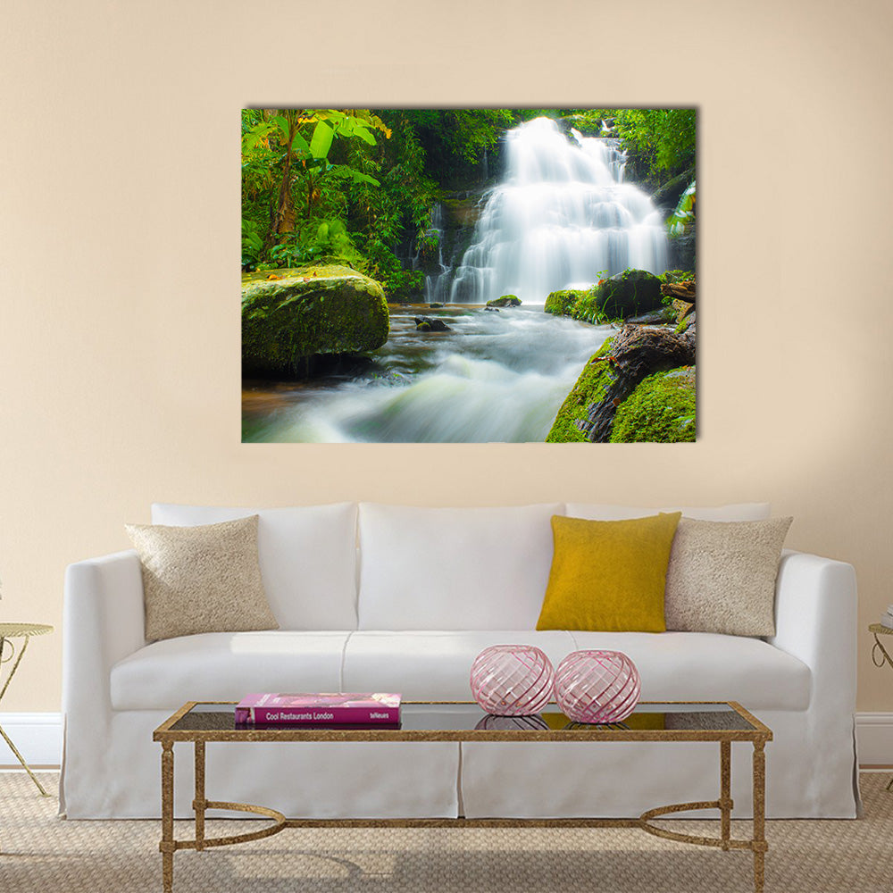 Mundaeng Waterfall, Thailand Multi Panel Canvas Wall Art