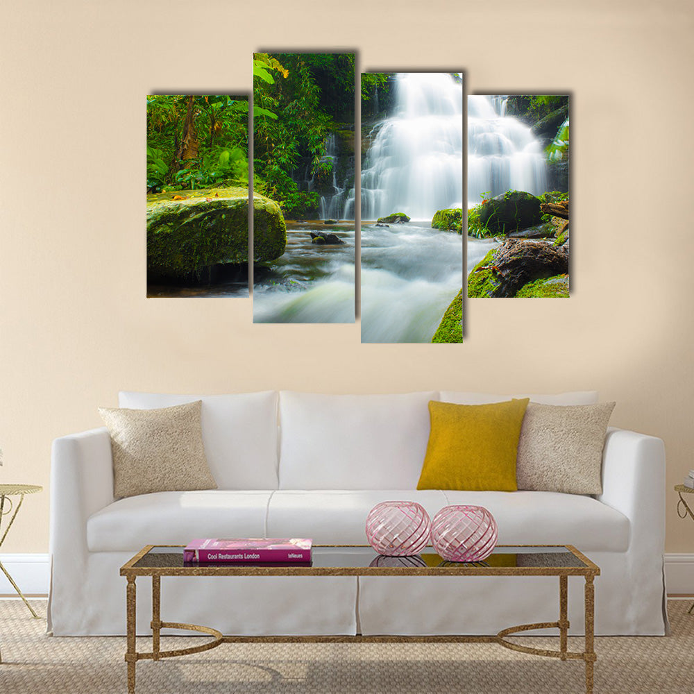Mundaeng Waterfall, Thailand Multi Panel Canvas Wall Art