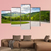 Winding Paved Road in the Italian Alps multi panel canvas wall art