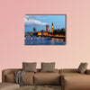 Big Ben and Westminster Bridge in the Evening, London, wall art