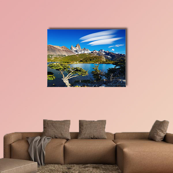 Laguna Capri and mount Fitz Roy, Los Glaciares National Park, wall art
