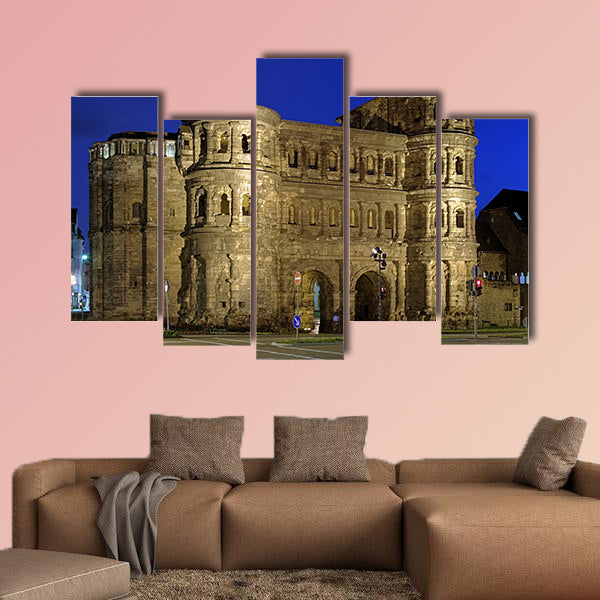 Evening view of the Porta Nigra Black Gate, Germany wall art